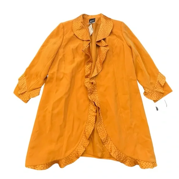 Milano Gold Beaded Long Jacket Skirt Suit Set Size 22W‎ Formal MOB Wedding NEW